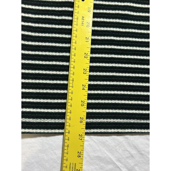 Vintage 90s Express Tricot Long Sleeve Women Sz S Top Black White Striped - Picture 5 of 8